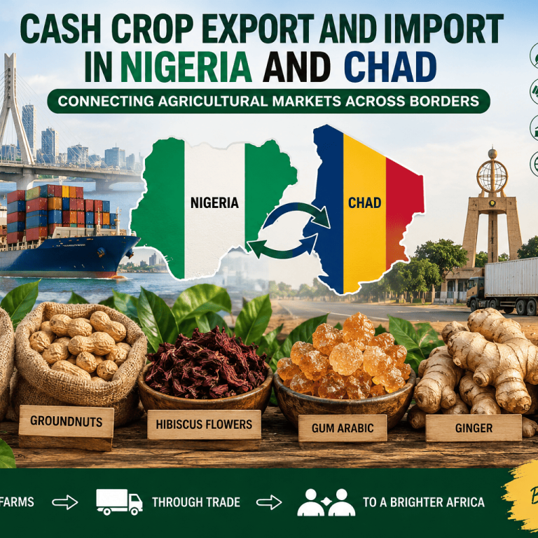 Cash Crop Export and Import in Nigeria and Chad (1)